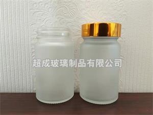 蒙砂广口玻璃瓶-蒙砂玻璃瓶