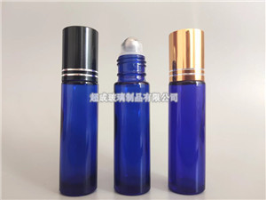 蓝色滚珠瓶-蓝色滚珠玻璃瓶