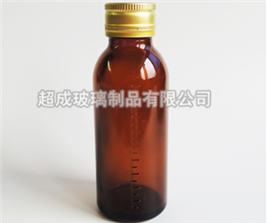 100ml带刻度棕色口服液瓶